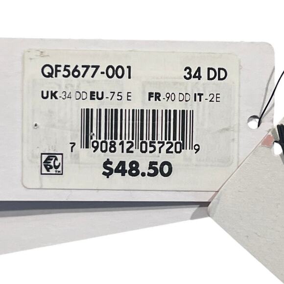 Calvin Klein Black Convertible Strapless Push Up Bra Women's Size 34DD $48.50 - Picture 6 of 8